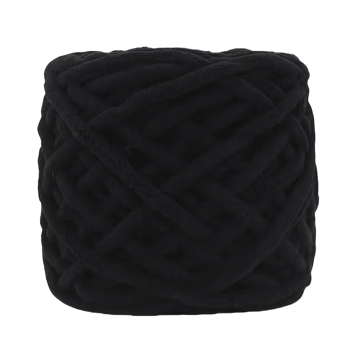 TEMU A Roll Of Soft Chenille Yarn And Fluffy Yarn For Projects, Crocheting Handmade Sweaters, Shawls, Scarves, Gloves, And Other Crafts. (8 Mm, 100