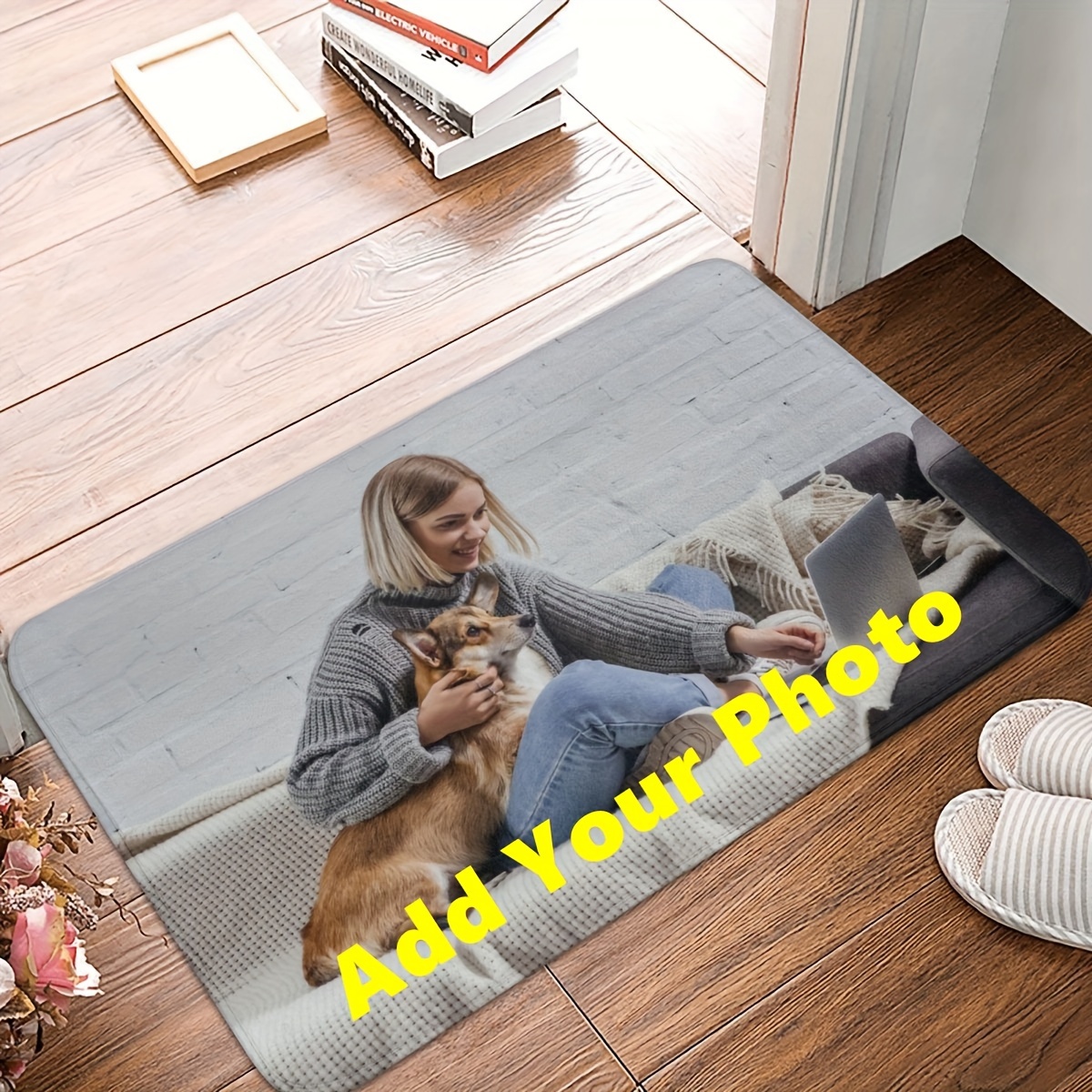 

Customizable Non-slip Rug: Perfect Size For Your Home - 23.6in X 15.7in - Machine Washable - Suitable For Bedroom, Bathroom, Living Room, Entryway, And Office