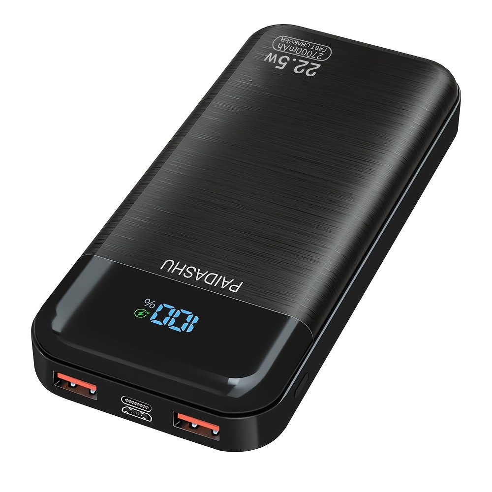 Power Bank 27000mAh, Fast Charging PD20W USB C - Zdjęcie 8 z 8