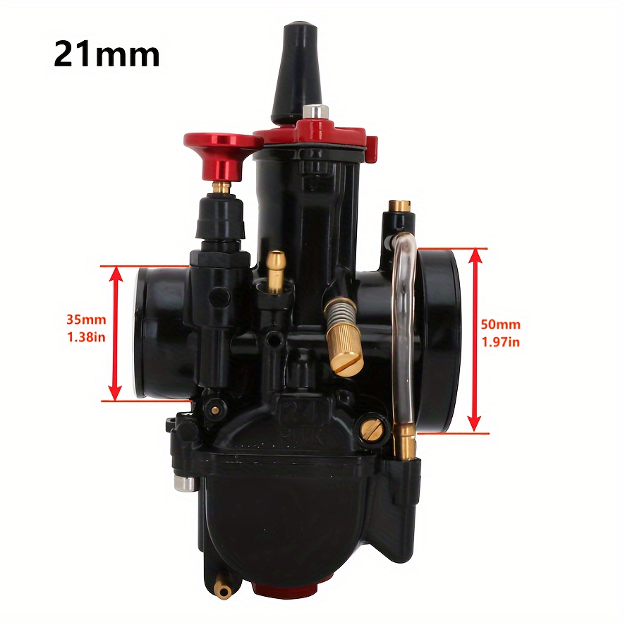 TEMU Jfg Racing Motorcycle Pwk Carburetor 21-34mm Carb Aluminum Alloy Universal For For Kawasaki 50cc-250cc Pit Dirt Bike Atv