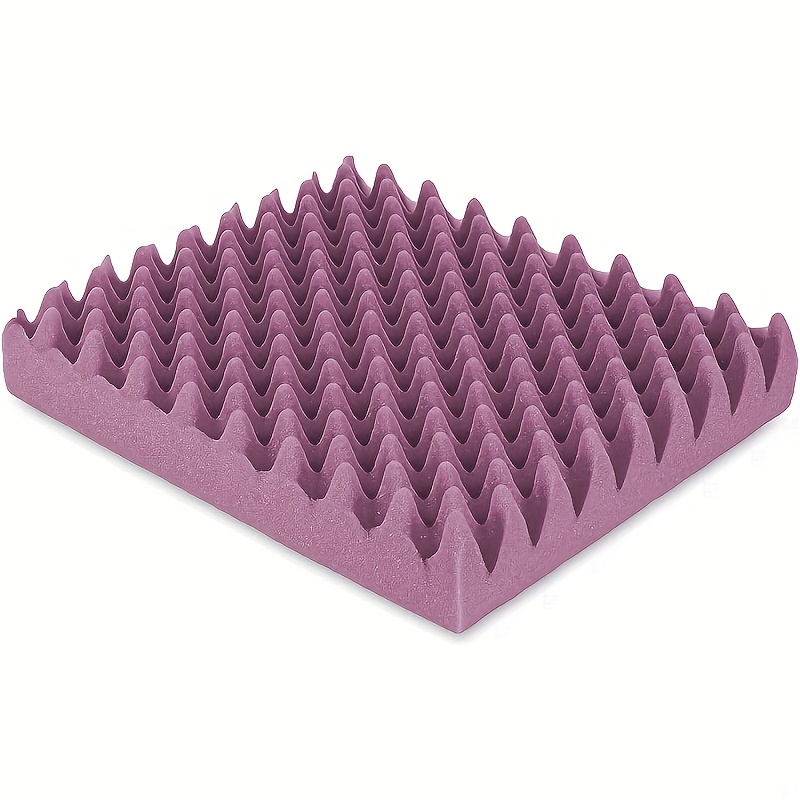 purple foam waffle cushion chair egg crate cushion foam seat
