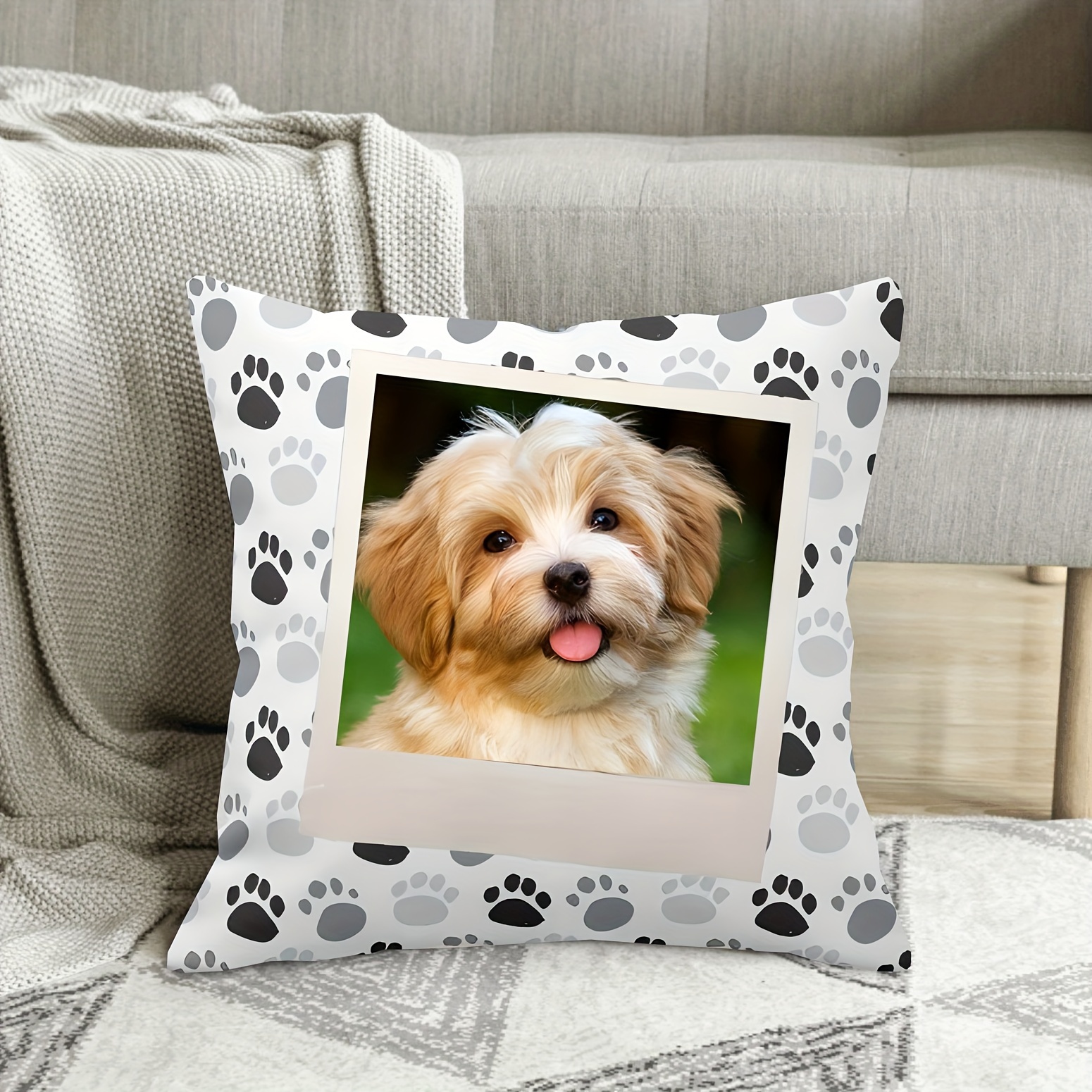 Cojines Decorativos Almohada Perros Pieza, Cojín Decorativo De
