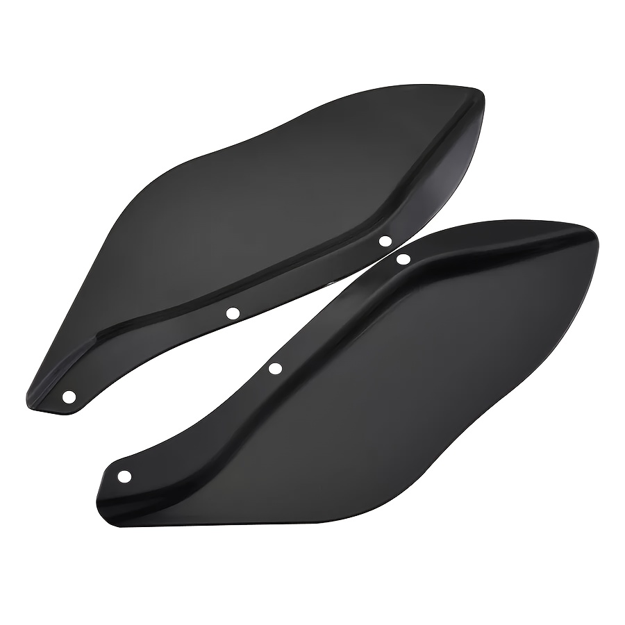 TEMU Motorcycle Black Fairing Side Wind Air Deflector Fit For Touring Cvo Electra Street Glide Flhr Flht Flhx 1996-2013, Motorcycle Fairing Upgrade,