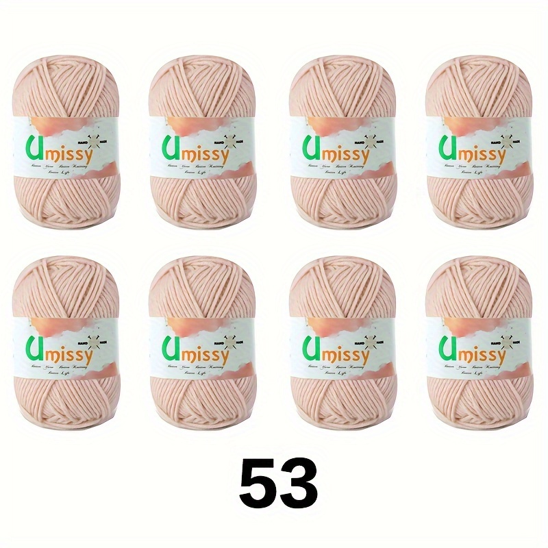 1pc Solid Color 4-ply Acrylic Soft Yarn For Knitting And Crocheting, 140  Yards