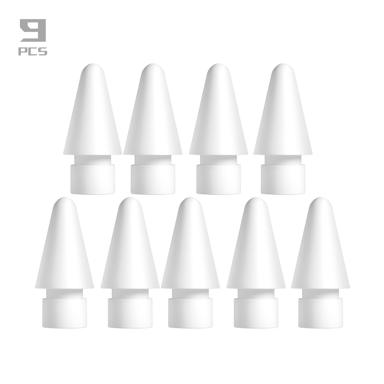 White Replacement Nibs For Generation Pencil, Pencil Pro, And Pencil Usb-c, Featuring Sensitive And Precise Pom Replacement Tips, Compatible With Ipad Pencil Ipencil Tips