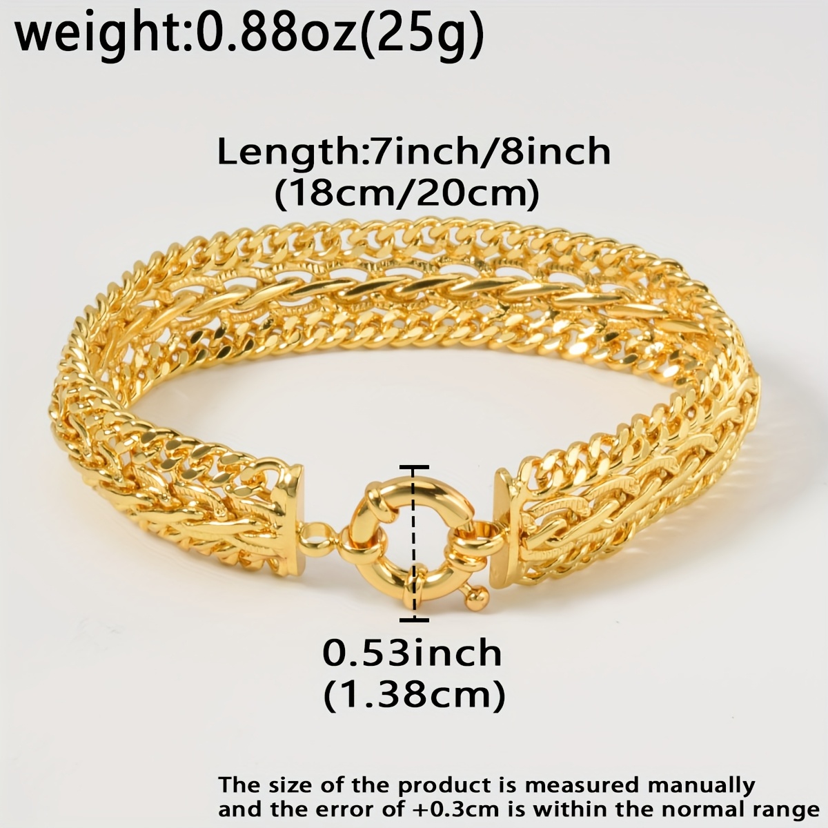 Men's Vintage Golden Multi-Layer Woven Bracelet