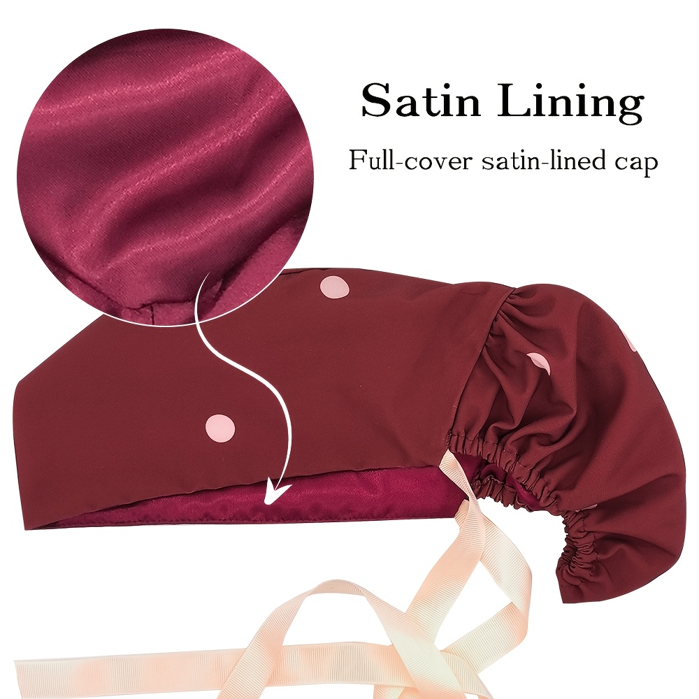 Thick Polyester Fiber Women's Hat with Satin Lining