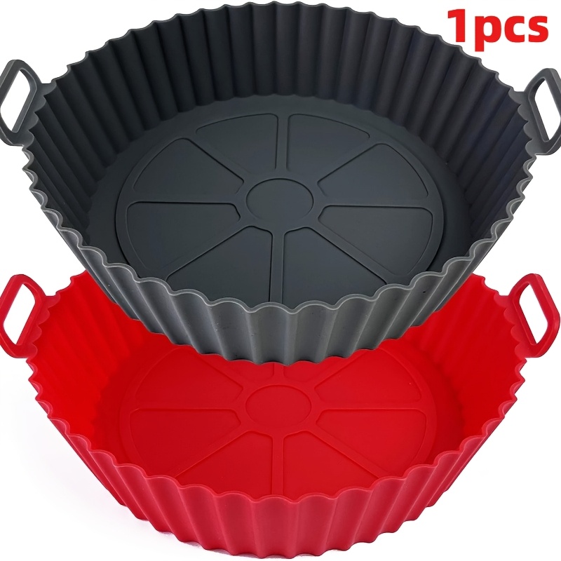 1pc reusable silicone air fryer liner non stick food grade silicone universal fit multi purpose cooking accessory for all air fryers no power needed