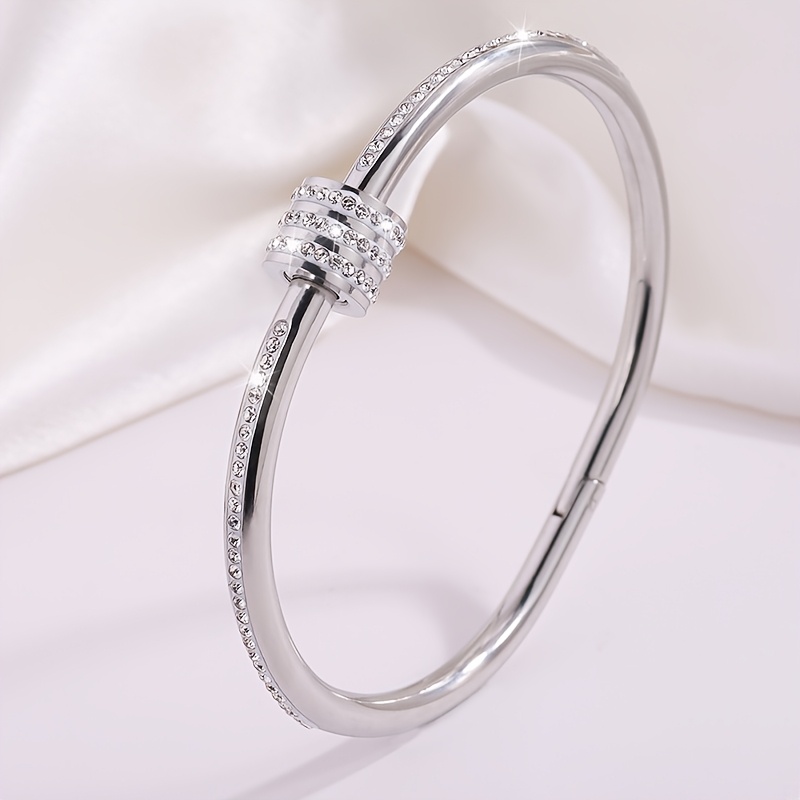 Elegant Stainless Steel Bracelet, Unisex Gift