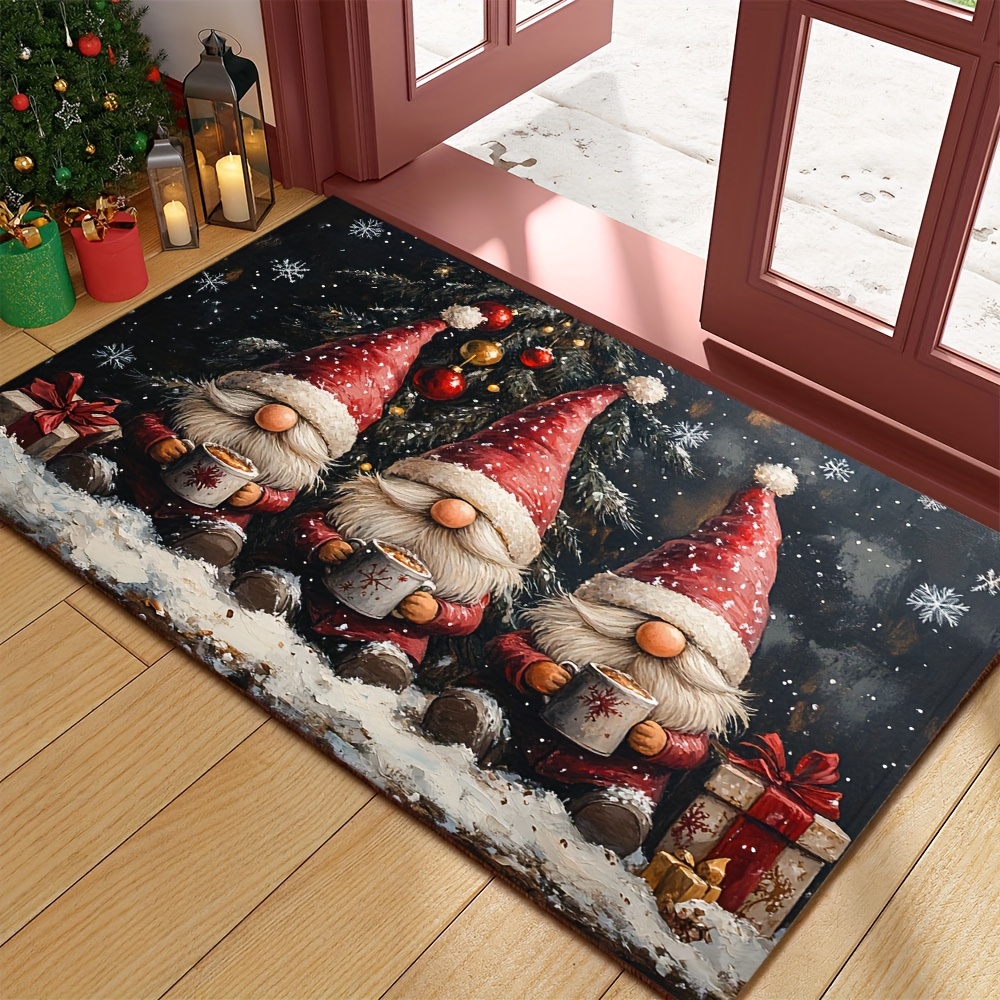 

Christmas Doormat, , , Washable, Mat, , For , Entryway, , Bedroom