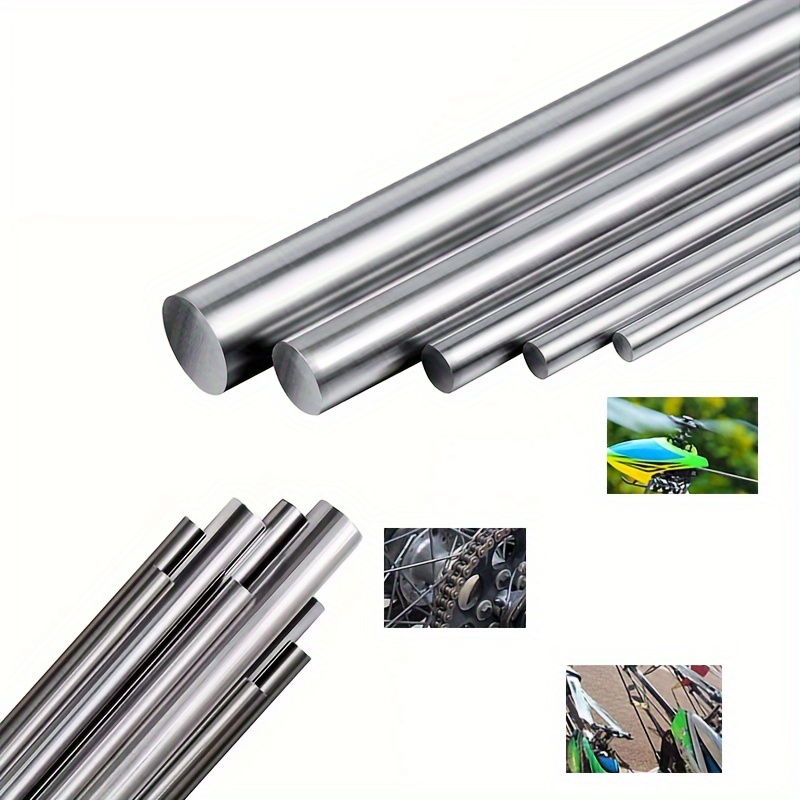 10 Tiges Acier Inox 304 - 0.8mm X 300mm Pour Modélisme & Bricolage
