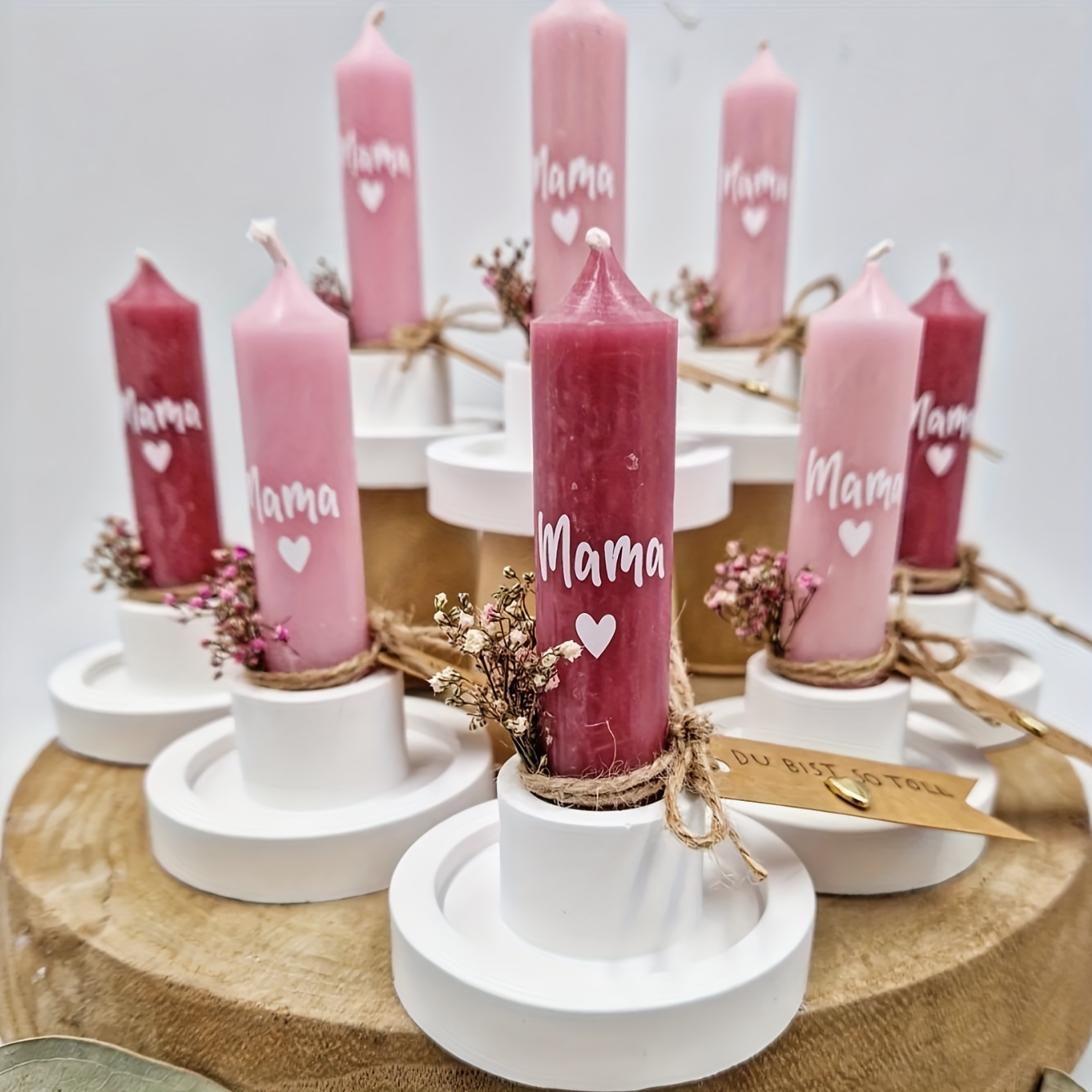 

1pc Diy Candlestick Making Plaster Epoxy Molds Decor