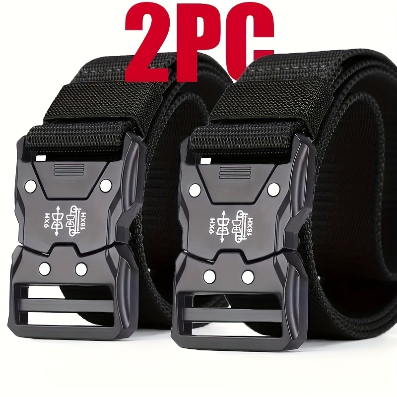 TEMU 2 Piezas de Cinturón para Hombre, Ideal para Uso al y Casual