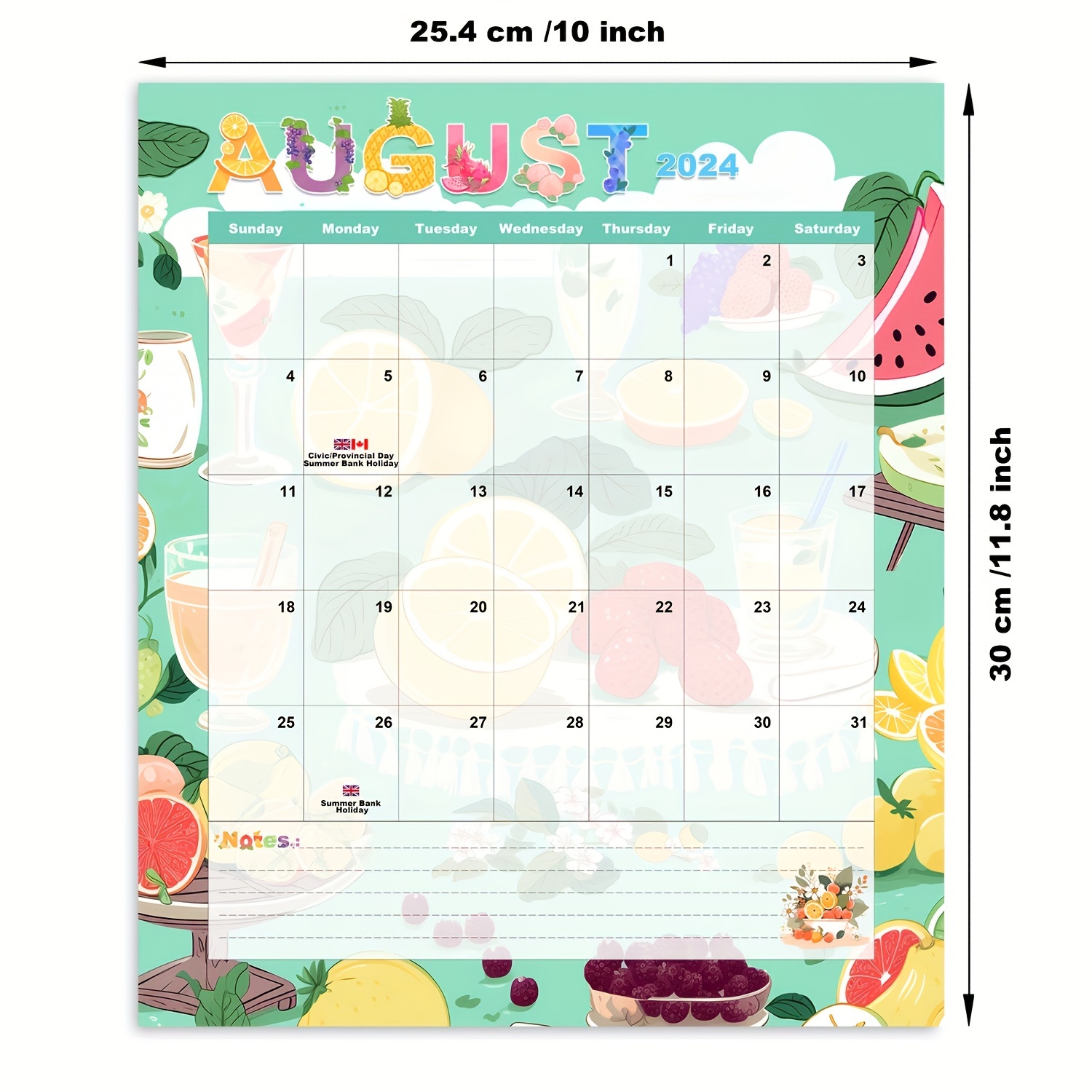 1 Set 's Fridge Calendar, Refrigerator Calendar From July 2024