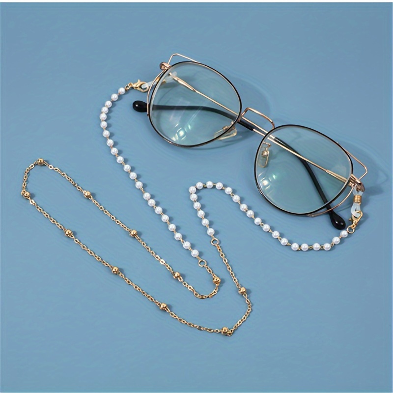 

Glasses Chain, Sunglasses Chain, Mask Chain Faux Pearl, Sunglasses Holder, Secret For Her, Travel Essential, Faux Pearl Necklace