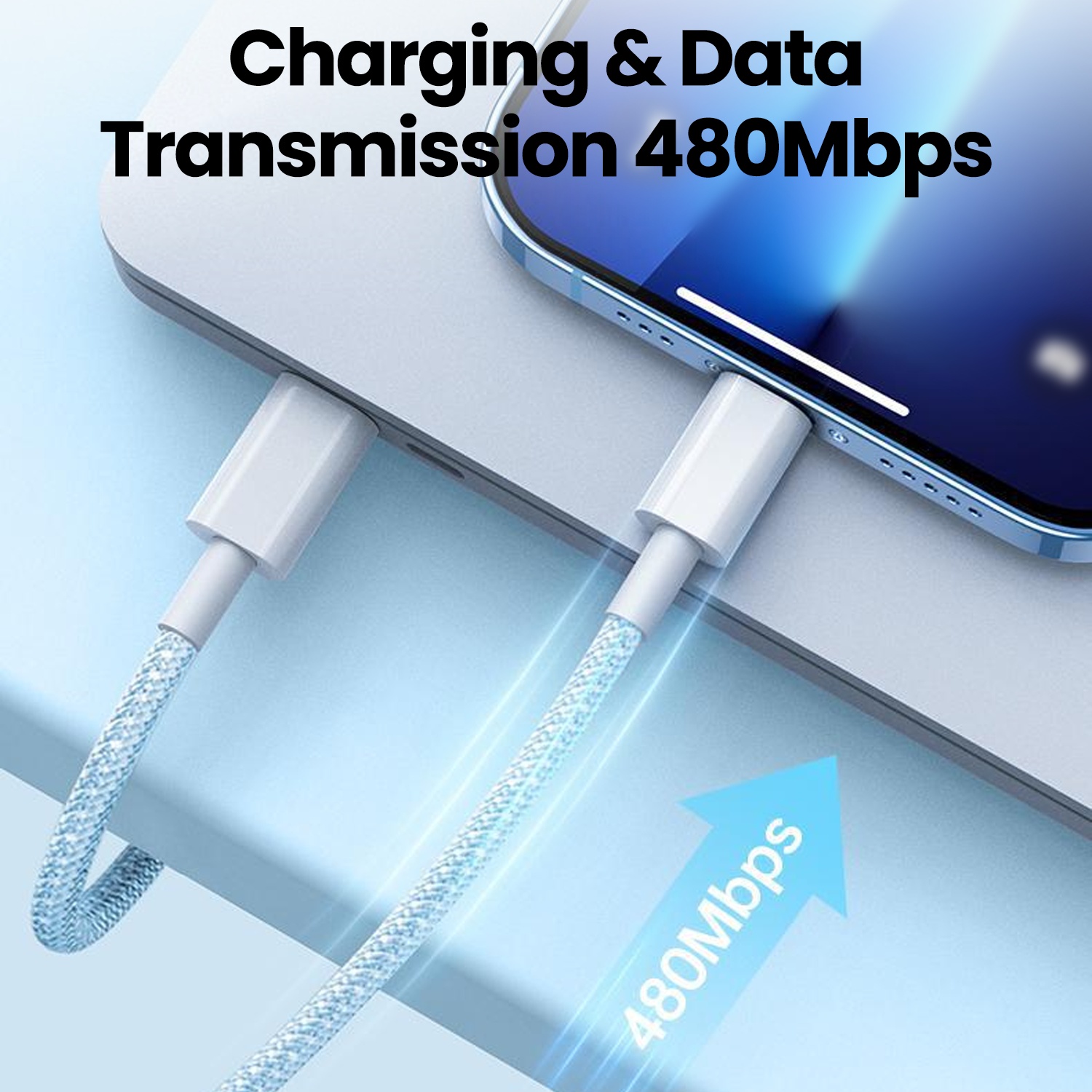 1 3 pack fast charging type c to lightning cable nylon braided cord fast charging for iphone 13 12 11 pro max xr xs 8 7 6 plus and more Product details 2