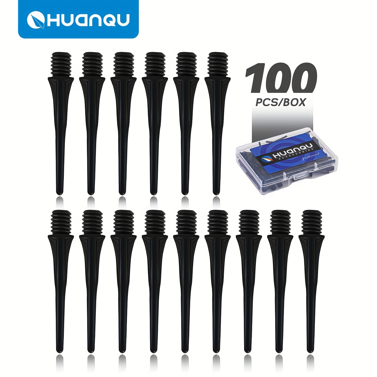 E-shop Ersatz 2BA Dartspitzen – Sicherer Halt – 100 Stück für -Darts – Spielzubehör