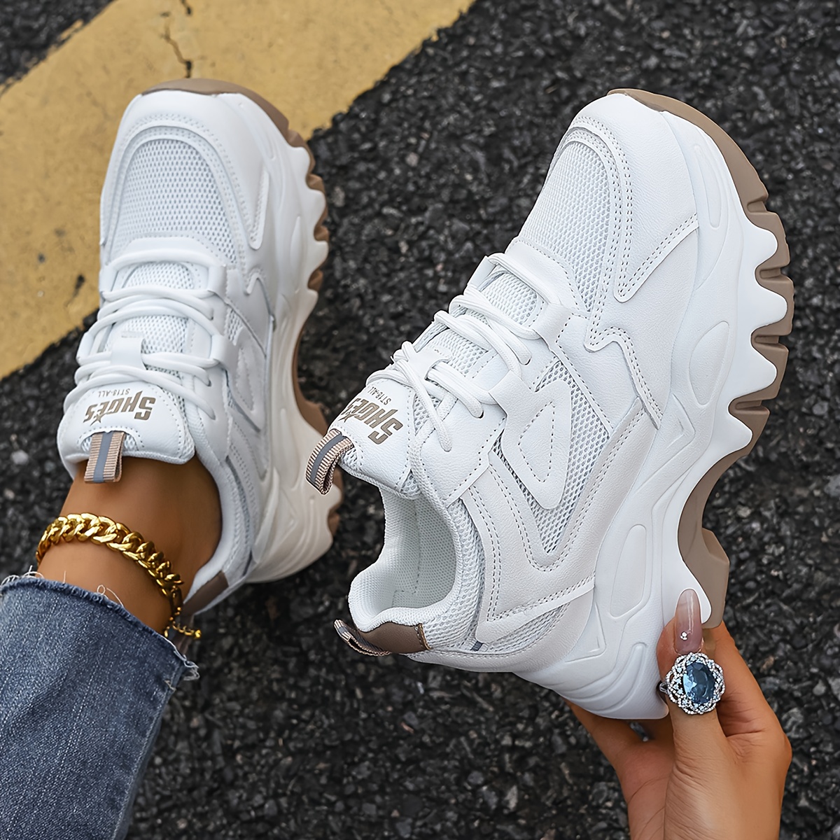 Zapatillas Deportivas La Cadena Zapatos Mujer Zapatilla Camping