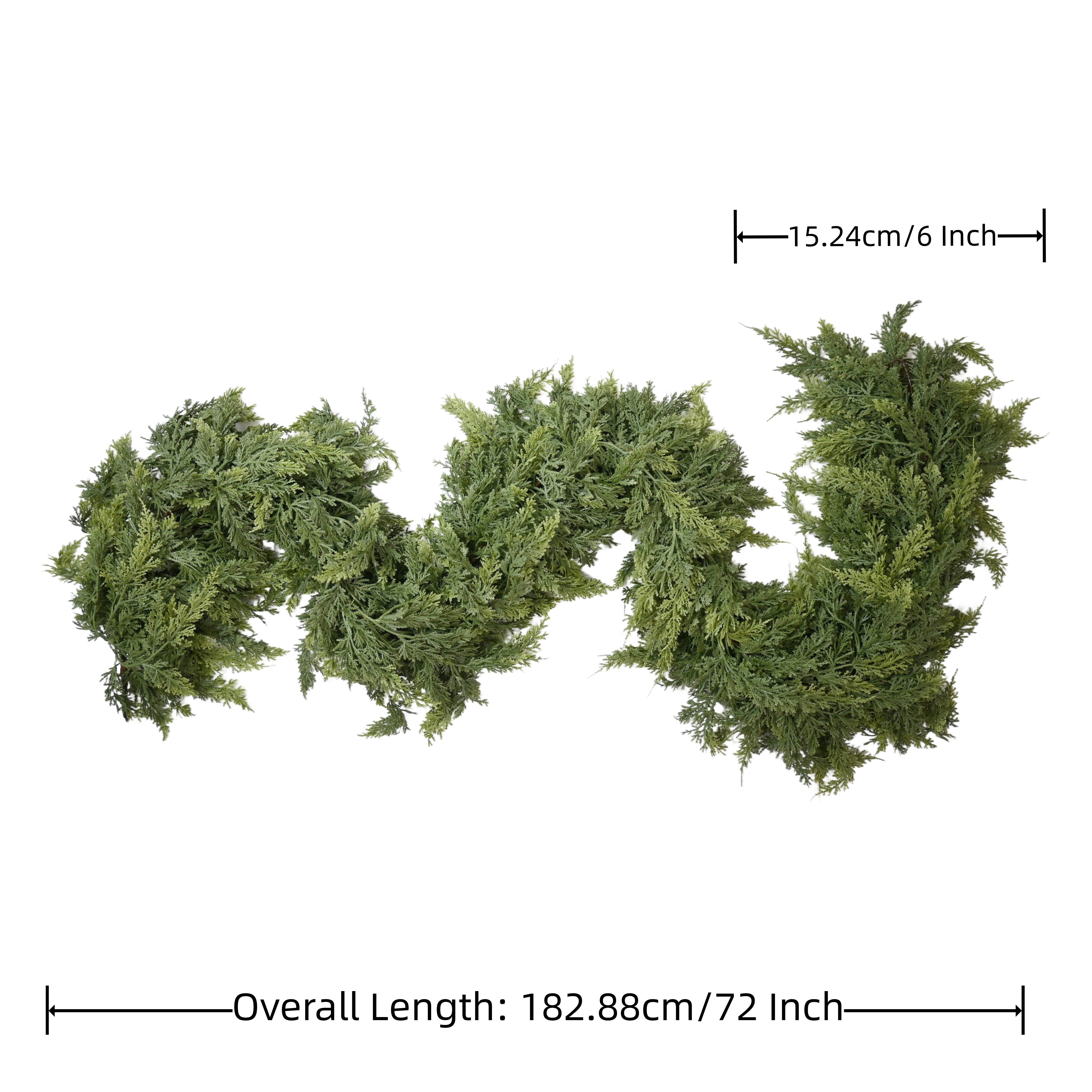 1 pièce guirlande artificielle cèdre réaliste extra longue - Temu France
