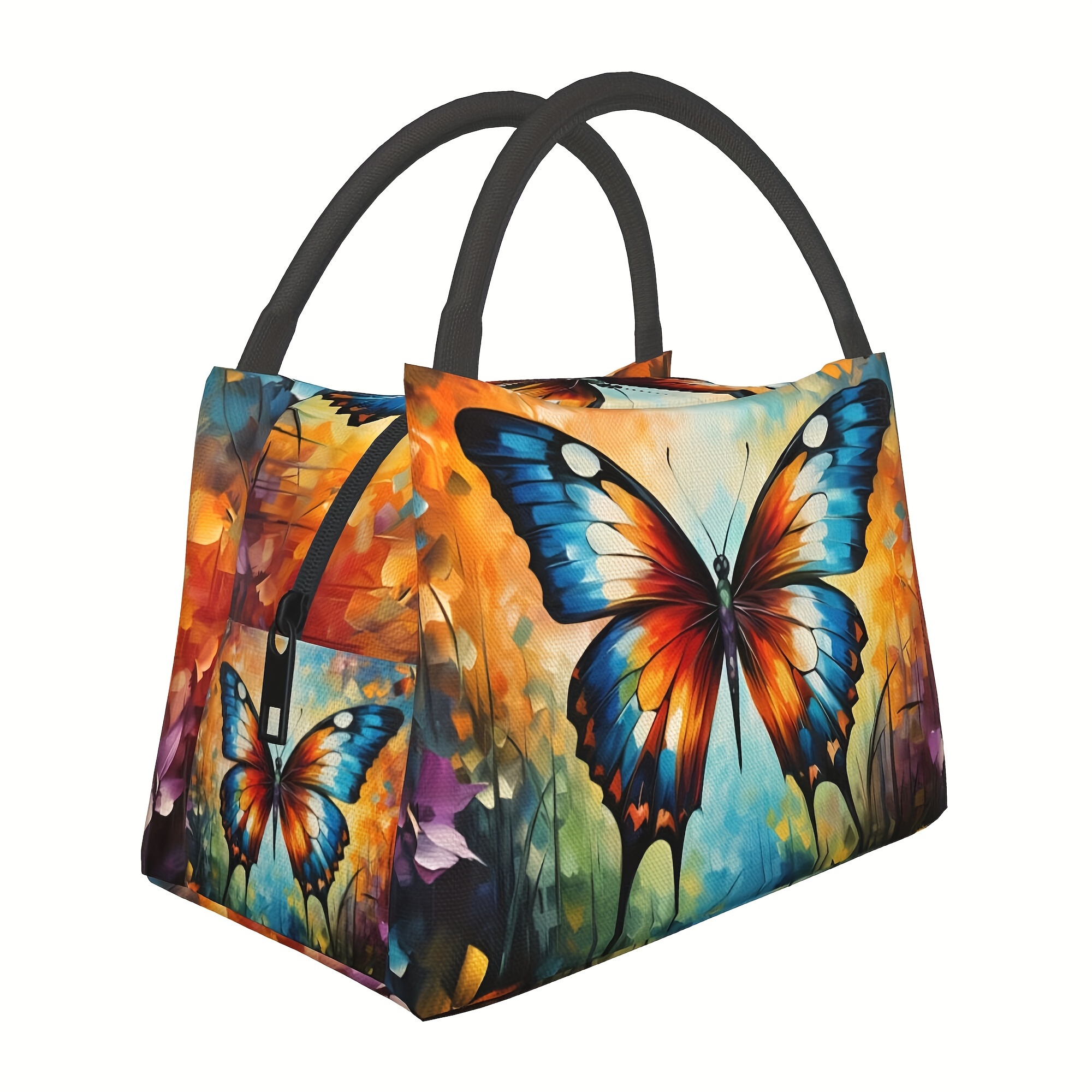 TEMU 1pc , Reusable Cooler Bag, Cooler Bag, Insulated Lunch Bag For Camping Picnic Beach , Restaurant, Office, And Outdoor 11x6.5x7 In