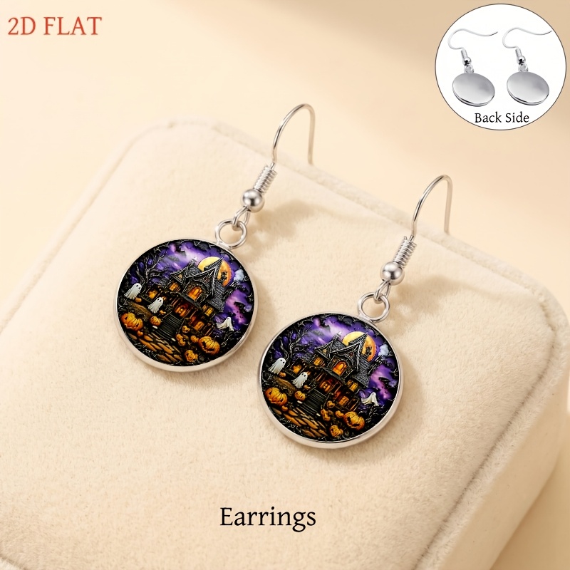 5pc Halloween Haunted House Ladies Jewellery Set