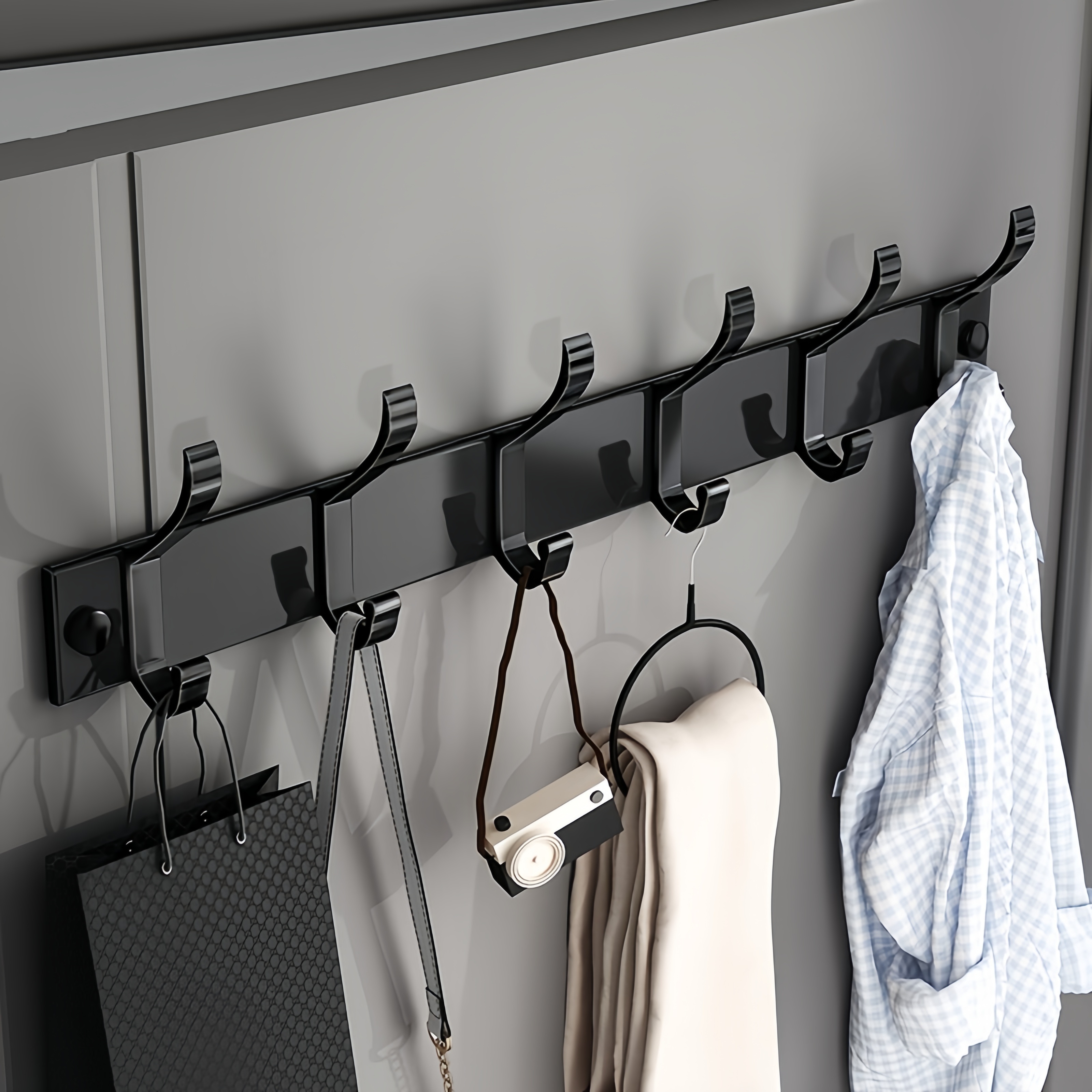  CHILDWEET Metal Coat Hooks Heavy Duty Clothes Mount Clothing  Rack Hat Wall Hanger Towel Holder Wall Mounted Coat Hooks Heavy Duty  Hangers Punch Wall Hanger Clothes Hook Round Hook : Home