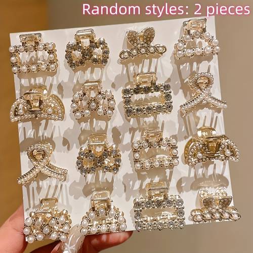 16 styles of exquisite and high end colors are mini hair clips are 2pcs elegant retro small hair clips fashionable additions small and stable styling hair clips hair clips