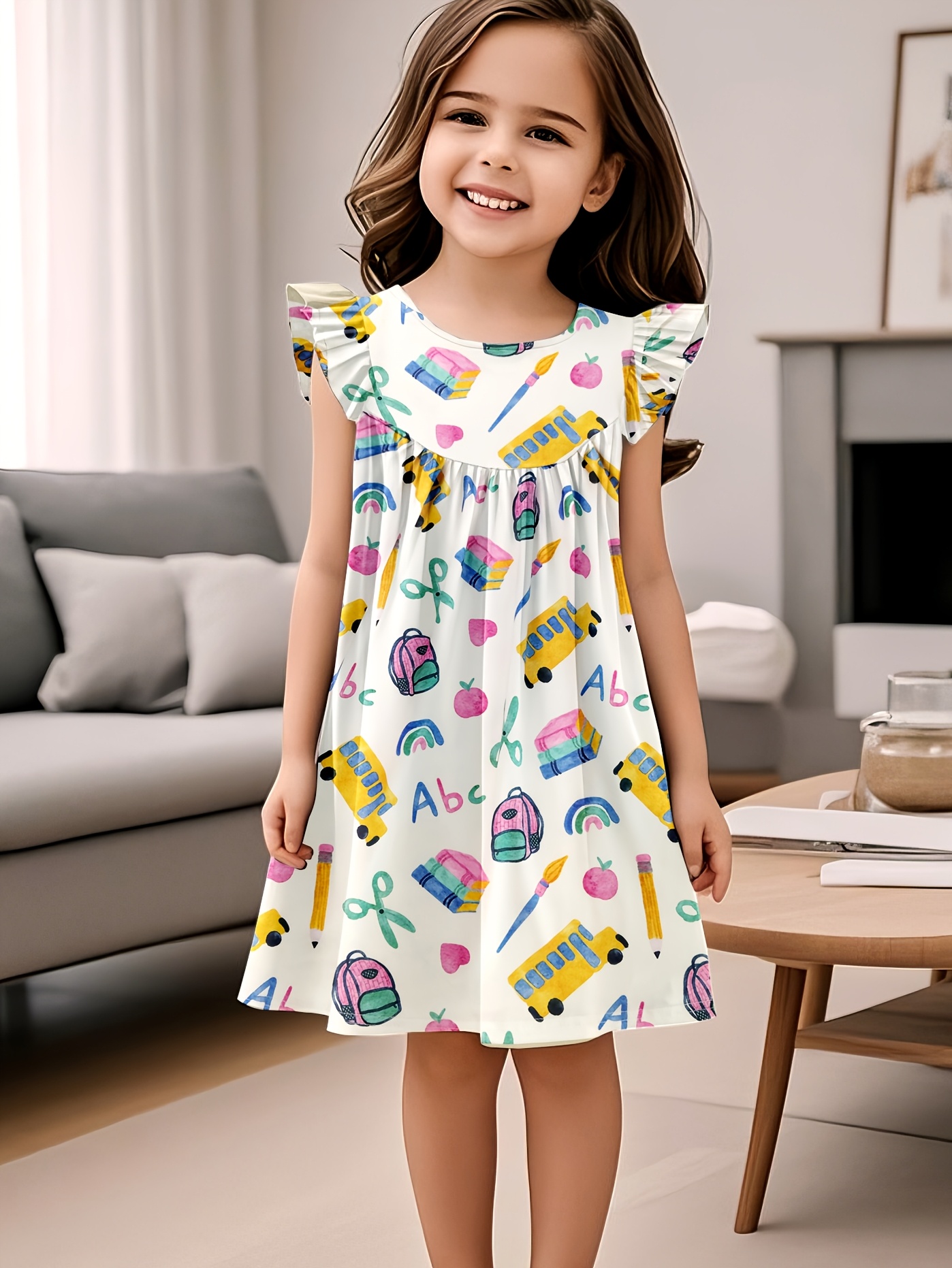 open lace back dress Garden Party Dress 18 inch Doll Clothes PDF Pattern Download main image 0