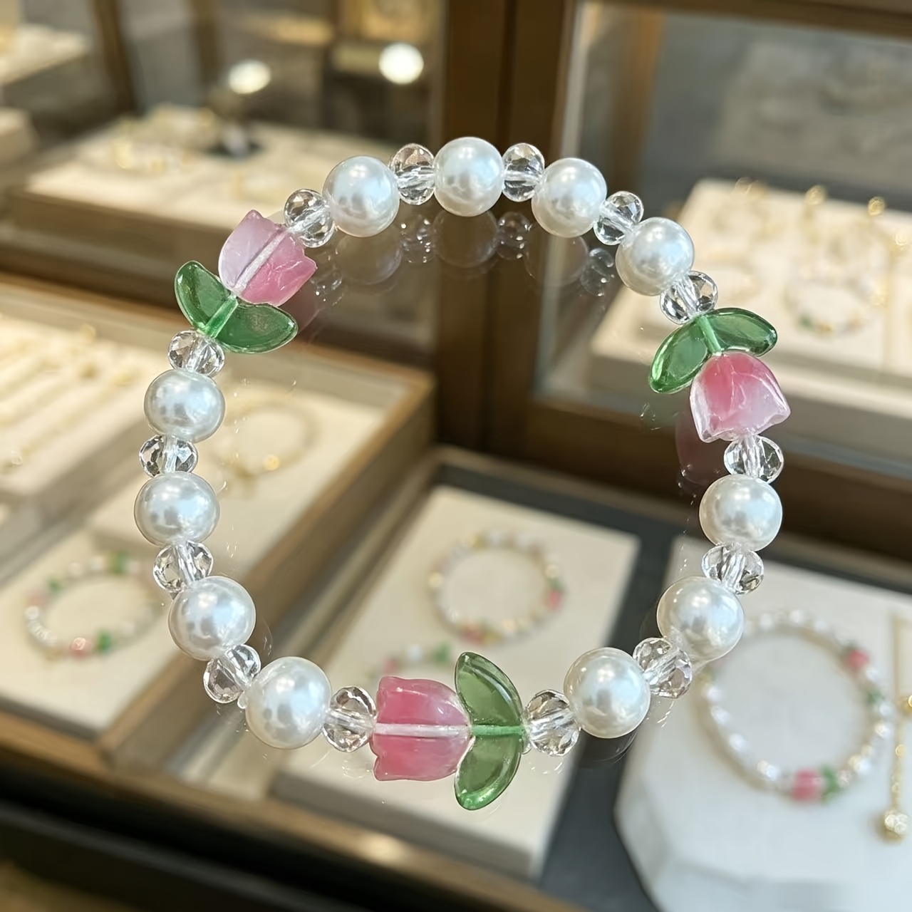 Vacation Style Tulip Bracelet, Gift for Office Women
