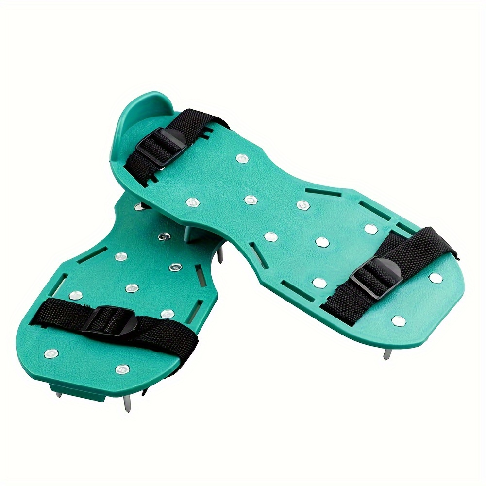 garden lawn aerator shoes garden yard grass planter soil loosening nail tool lawn aerator shoe spikes garden tools Product details 1