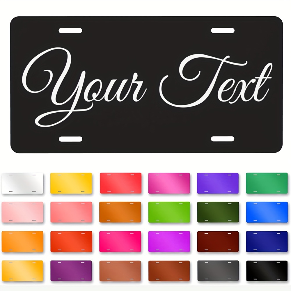 

1pc Customizable Vintage Aluminum Tin Sign - "your Text" Design, Dust & Water-resistant, Ideal For Home, Cafe, Restaurant, Bar Wall Decor - 6x12 Inch, Options, Vintage Tin Sign