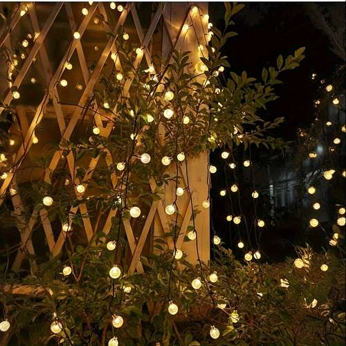 NONMON 100/200/500 LED Solar String Lights – 8 Modes, IP65 Waterproof For Garden, Party, Wedding, Xmas