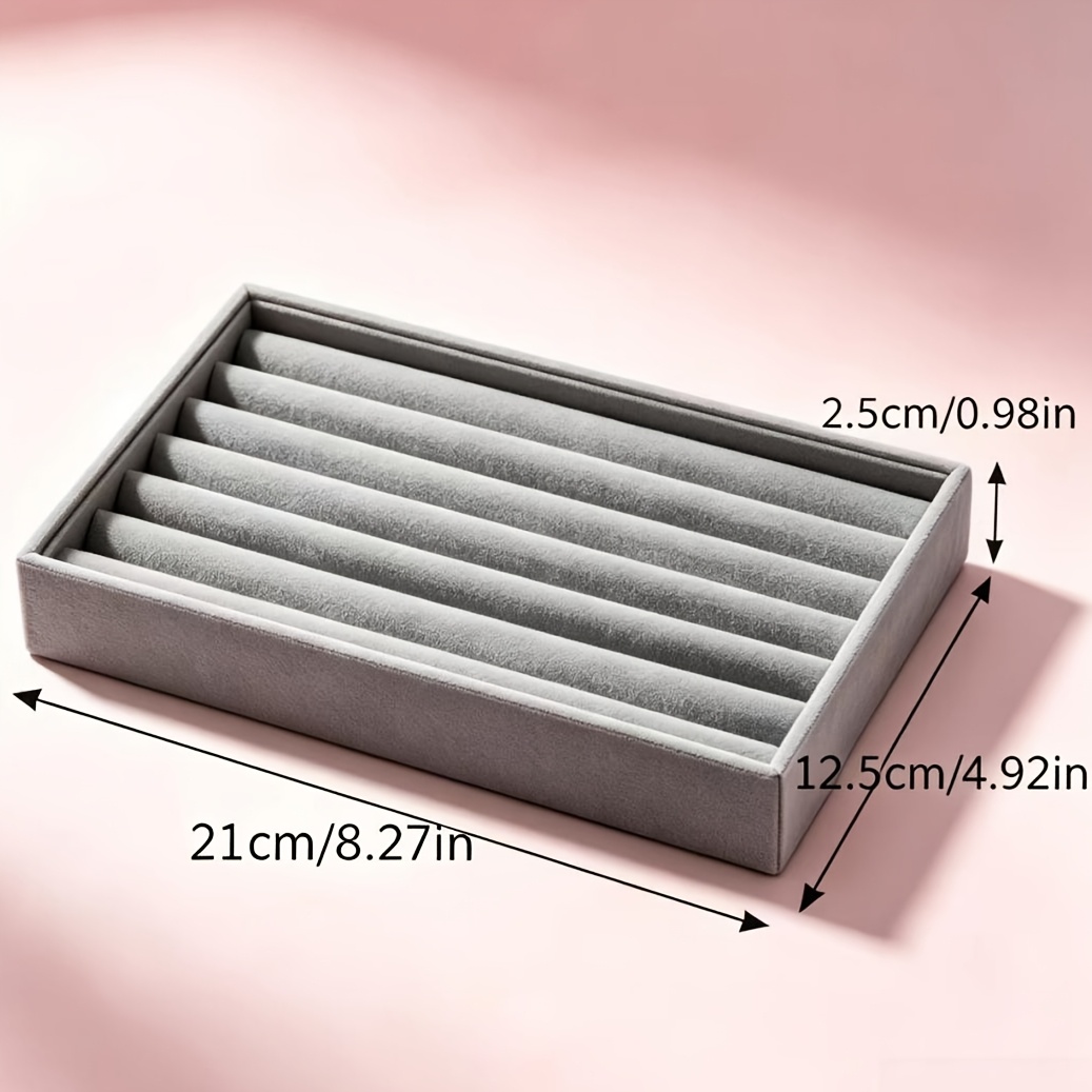 Randomly Selected Style Jewelry Tray, Velvet Storage