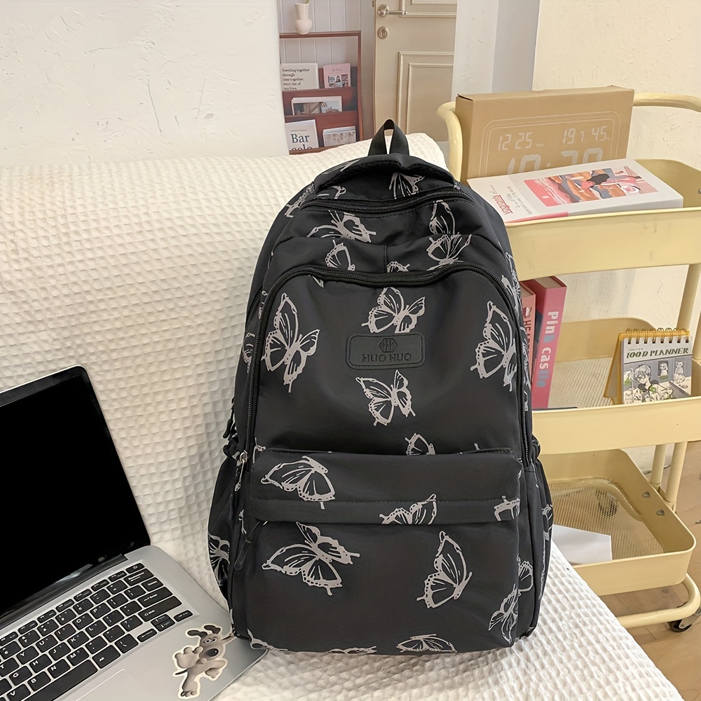 Vmi Cartoon Backpack For Women, Preppy Style Versatile Daypack, Daily Commuter Laptop Backpack, New Arrival Women's Backpack