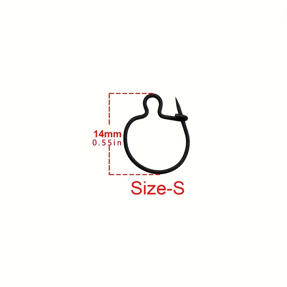 E-shop 25 Stück Karpfenangeln Maggot Clips, Erhältlich in vier Größen, Entwickelt für Karpfenköder.