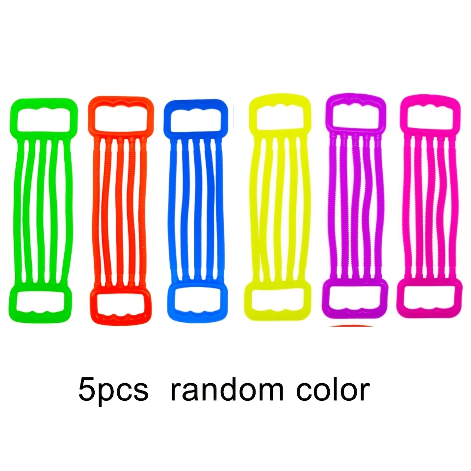 TEMU Ropes, Relax Fidget Toys For Sensory Play & Finger Exercise, Great Party Favors, Random Colors. Stretch Resistance Bands, Premium Sturdy