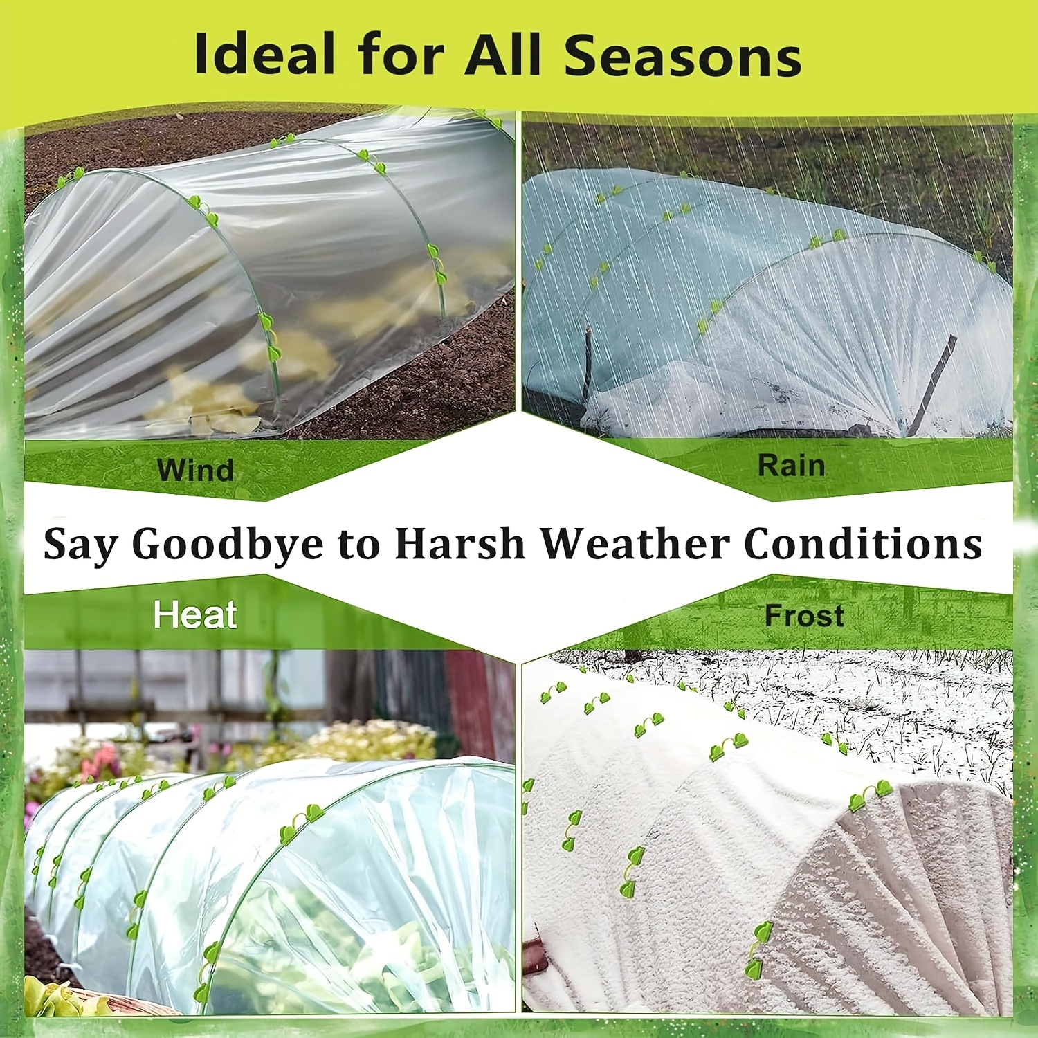 Easy Installation Garden Hoops