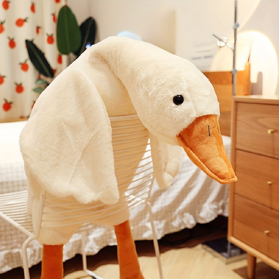 

51-inch Goose Plush Cushion, Plush Toy, Big Goose Stuffed Animal Plush Doll, For Thanksgiving Day Christmas Gifts