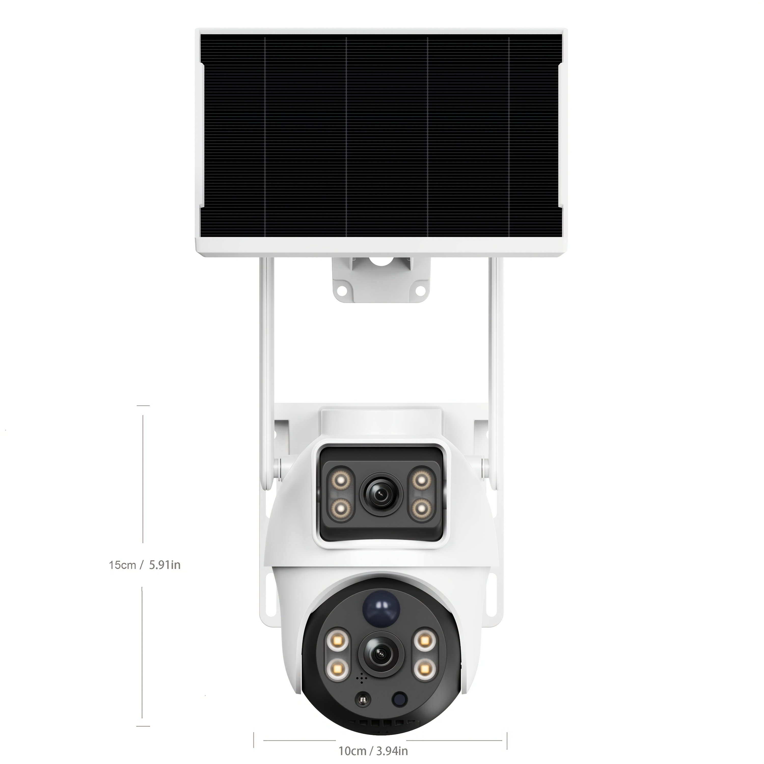 2 caméras solaires 8MP - 2 objectifs – Image 2