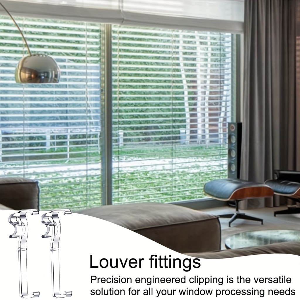 Buy 20 Pieces 2 Inch Ini Blind Valance Clips Clear Plastic Valance