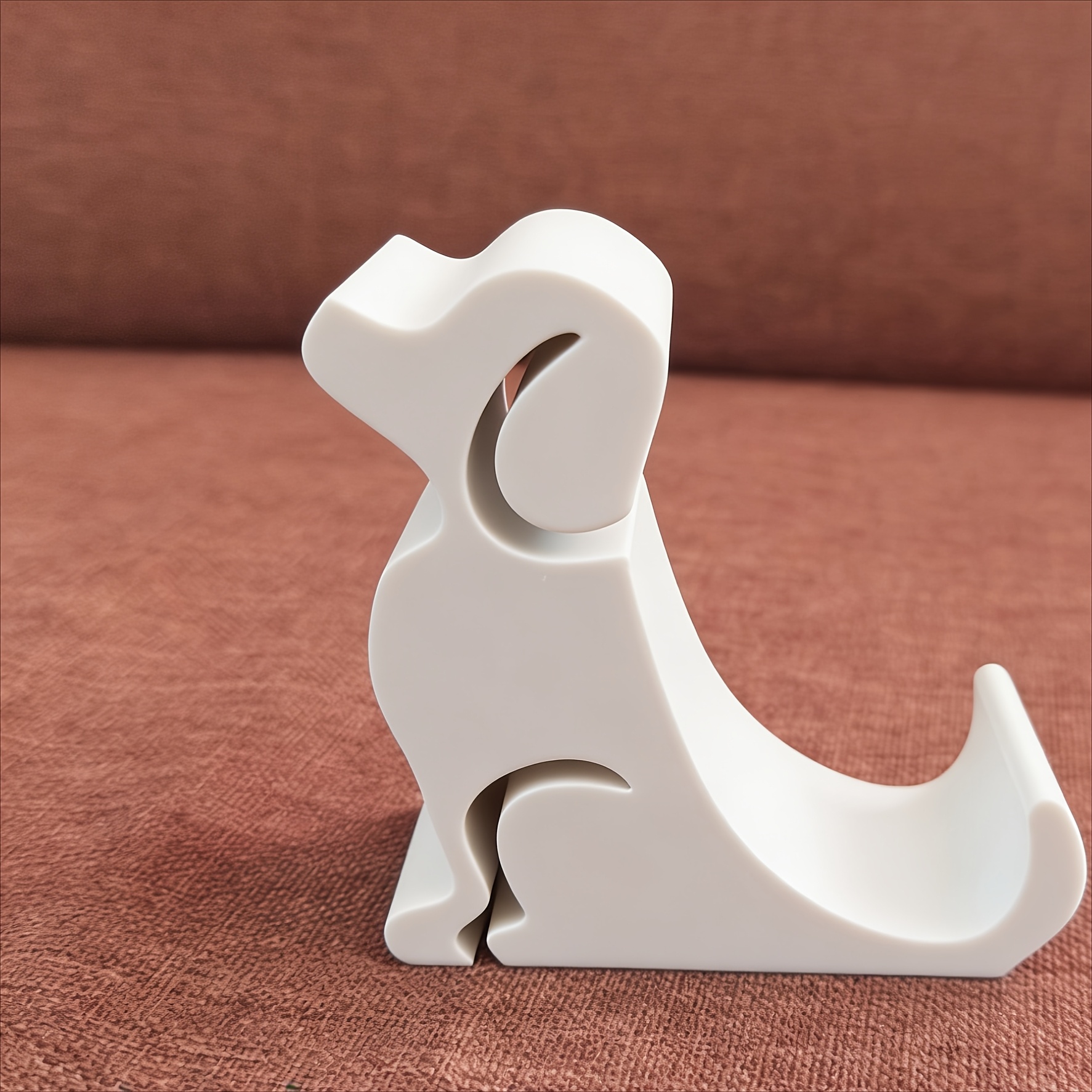 TEMU Supporto per Telefono a Forma di Cane, Design e . per Posizionamento Universale su Scrivania, Scelta per Regali, Decorazione Divertente per la