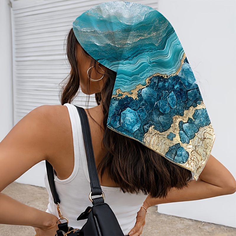 Abstract Texture Women's Headscarf, Multi-Functional