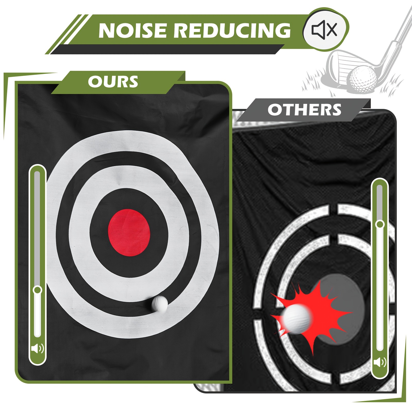 Portable Golf Hitting Net with Carry Bag