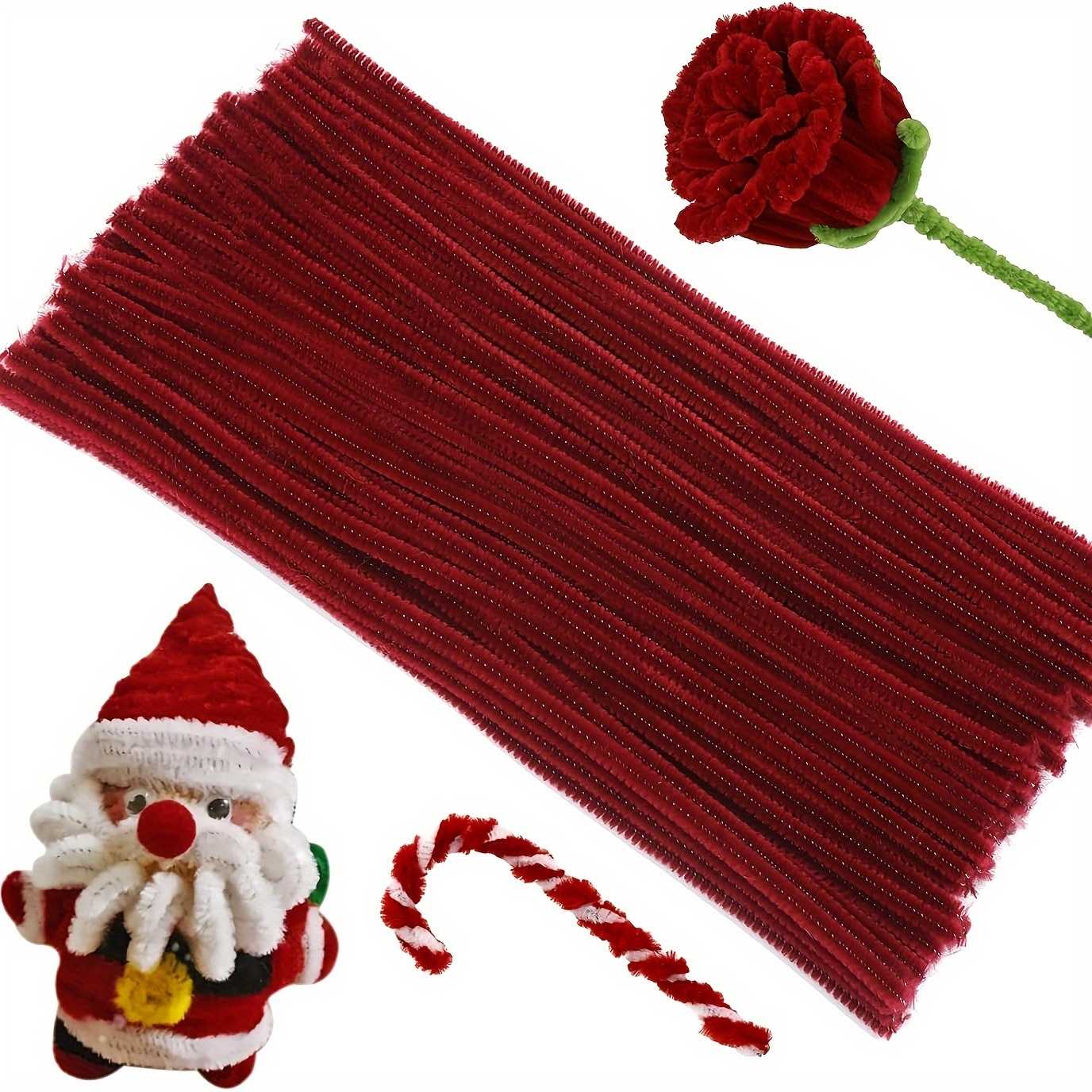 

/200pcs Chenille Cleaners For Diy , For Making And Decorations, Iron