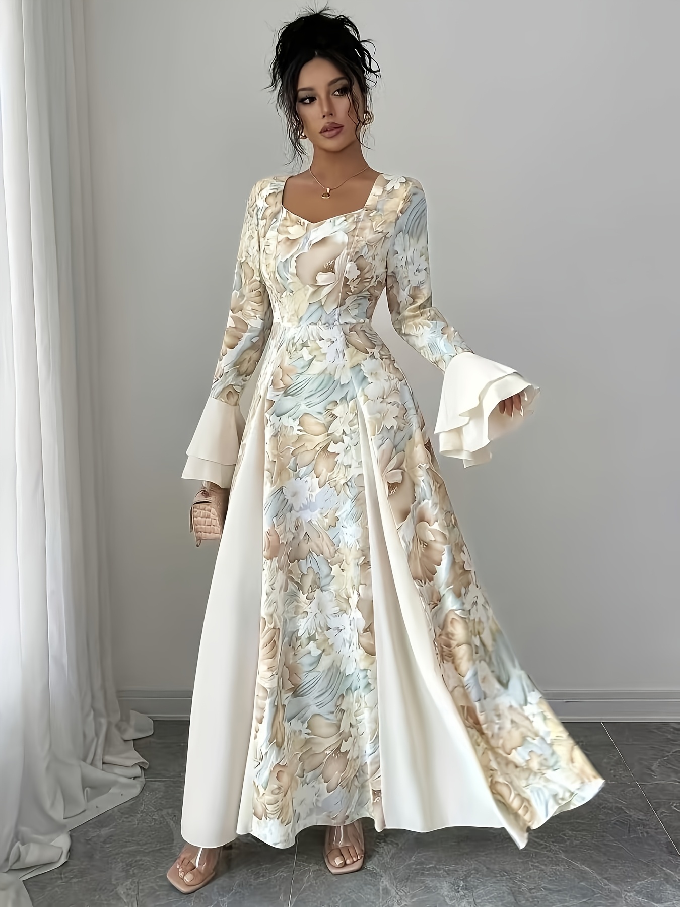 cap sleeve evening dress gown Mori Lee 72608