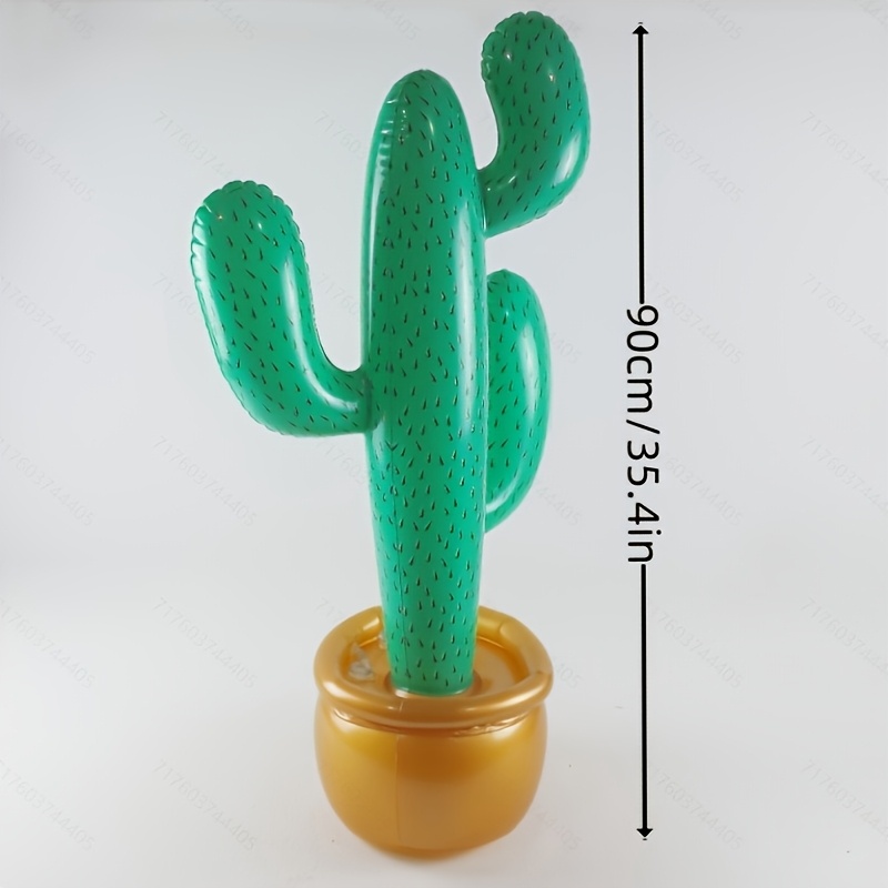 inflatable cactus pie photo booth props for halloween christmas and party decorations with water fillable base