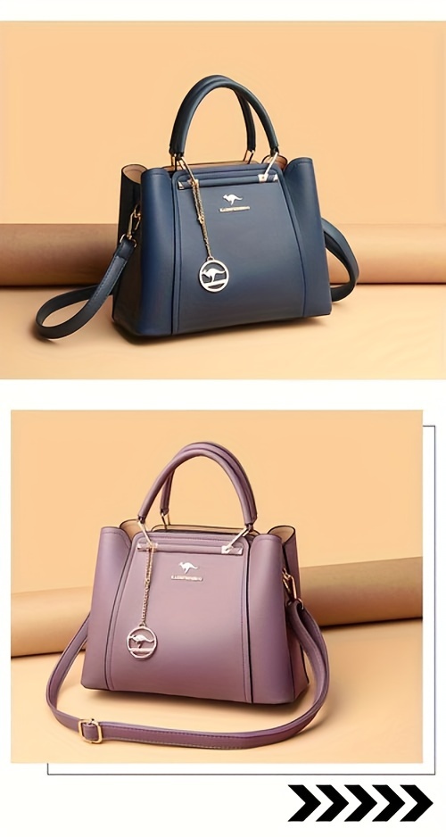 RAMBOROO Women' Large Capacity Elegant Handbag with Adjustable Crossbody/Top Handle Strap - Professional Bag Suitable for Commuting, Travel, Business & Everyday Use - //