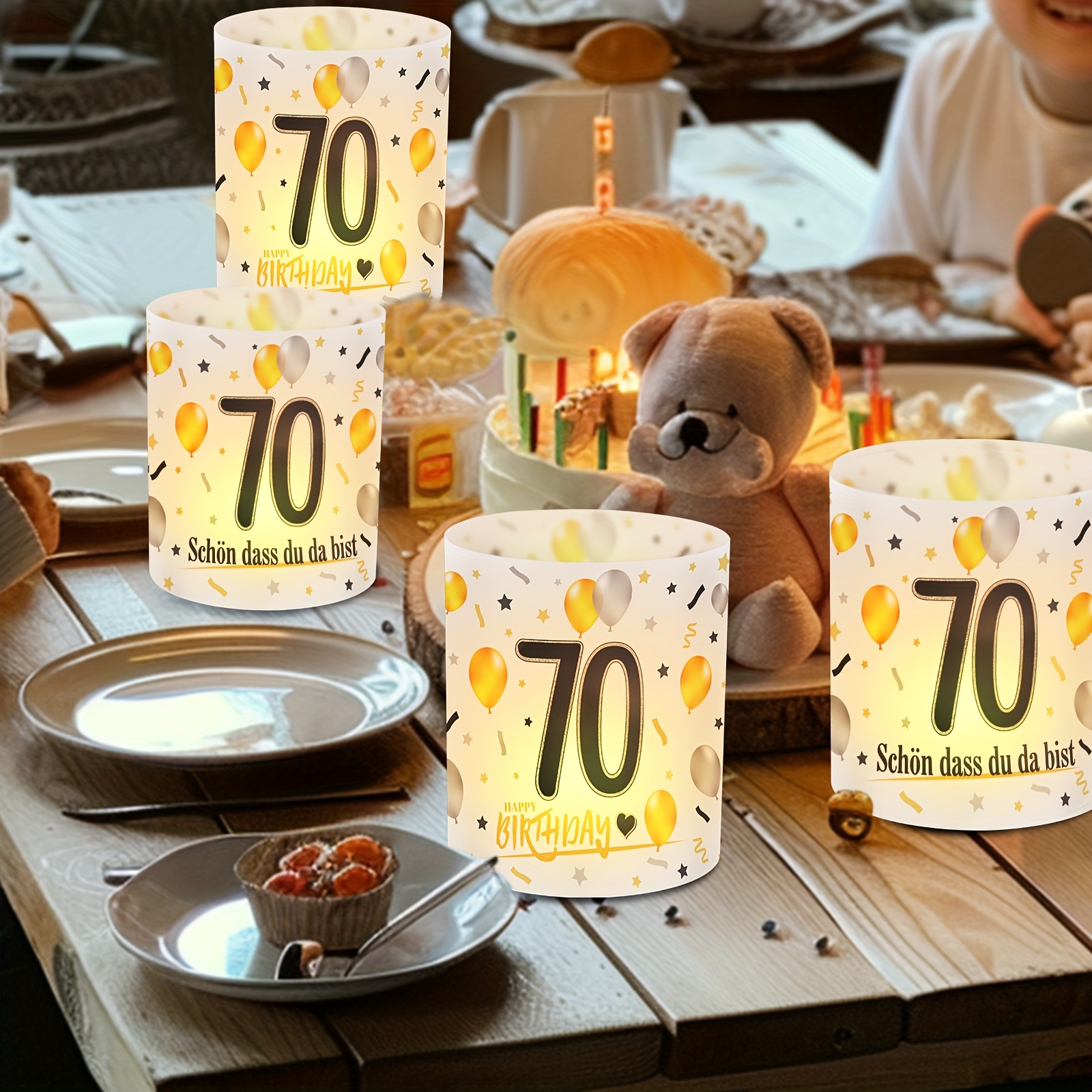 Rotgoldenes Konfetti Mit Silbernen Sternen – 20g, Metallisches PVC, Für Geburtstagsdeko & Tischdekoration