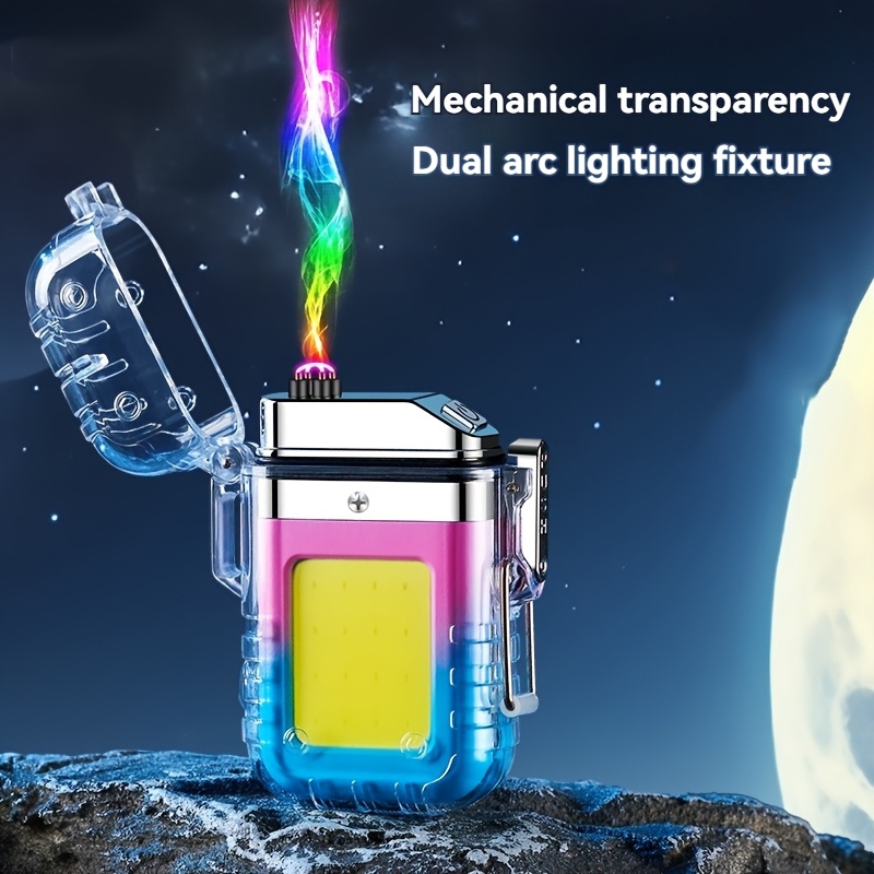 Briquet Électronique USB Réchargeable LED Portable