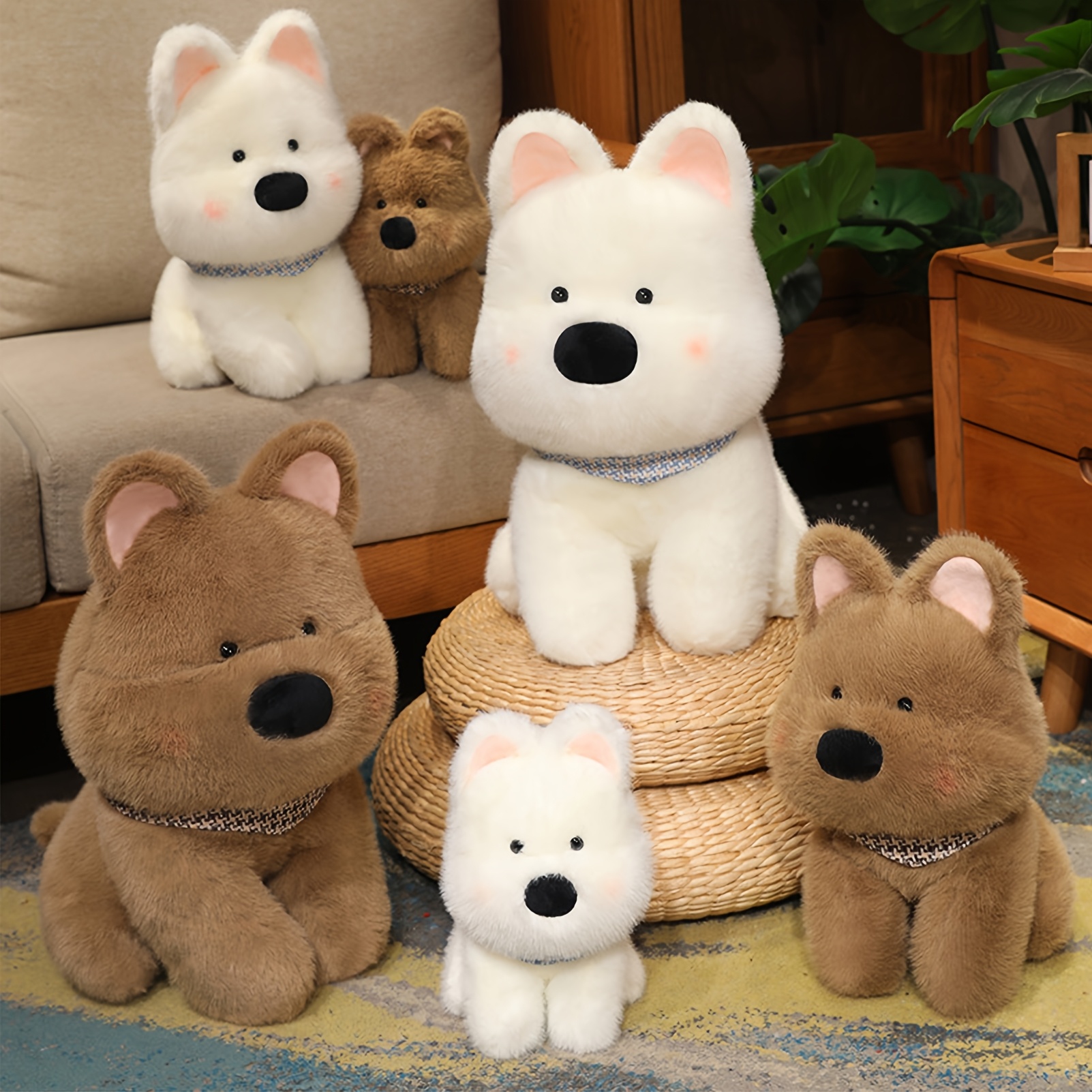 25cm 9 84in cartoon west highland   plush toys kawaii western highland dog stuffed animals plushies cute home decor ideal birthday or holiday gift halloween christmas gift Product details 5